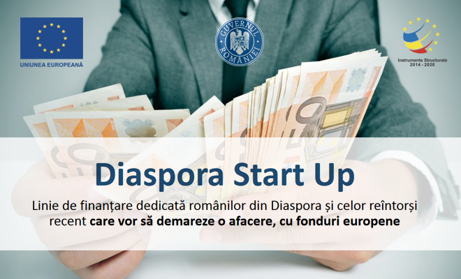 Diaspora Start Up va finanța 32 de tipuri de proiecte ale cetățenilor români