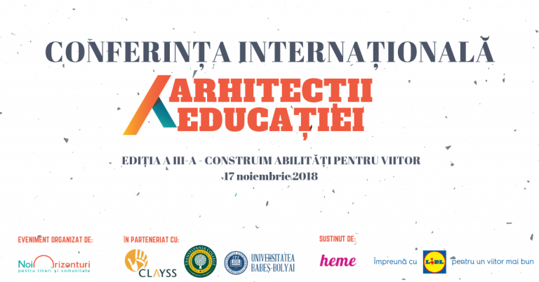 Cum construim abilitati pentru viitor la Conferinta Arhitectii Educatiei