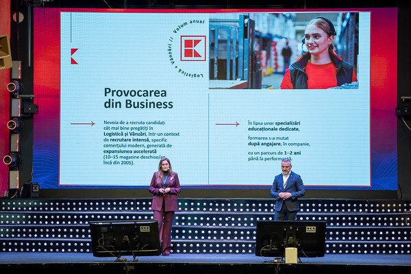 Imagine pe scena Estera ANGHELESCU Dan DEHENES Kaufland România