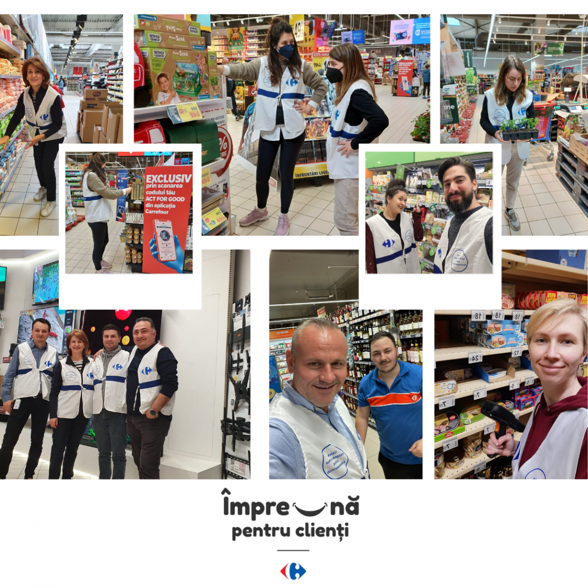 Impreuna pentru clienti Carrefour Romania