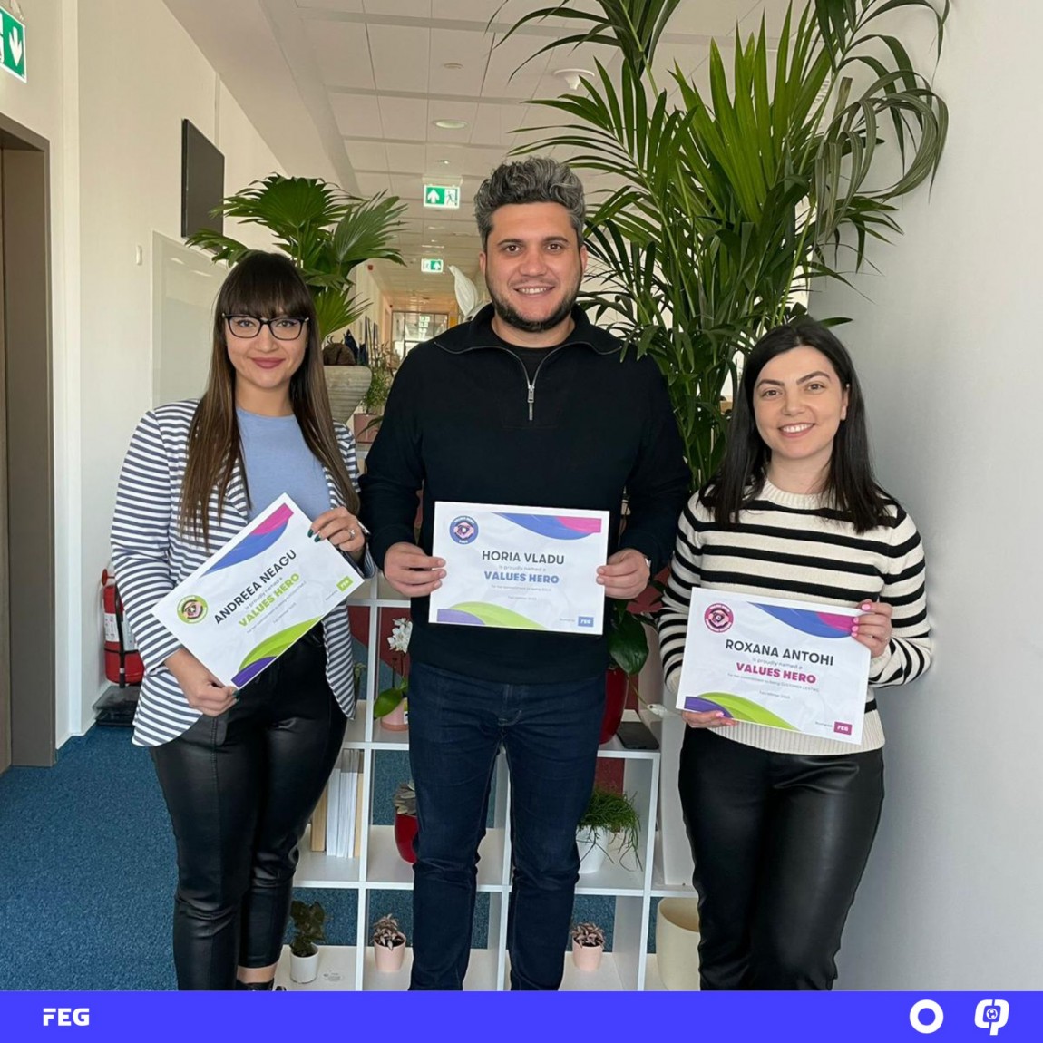 Values Hero Winners - Autumn 2023 FEG Romania (Fortuna si Casa Pariurilor)