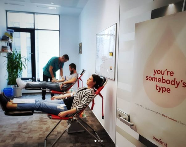 Blood donation campaign at Tremend Tremend - Publicis Sapient