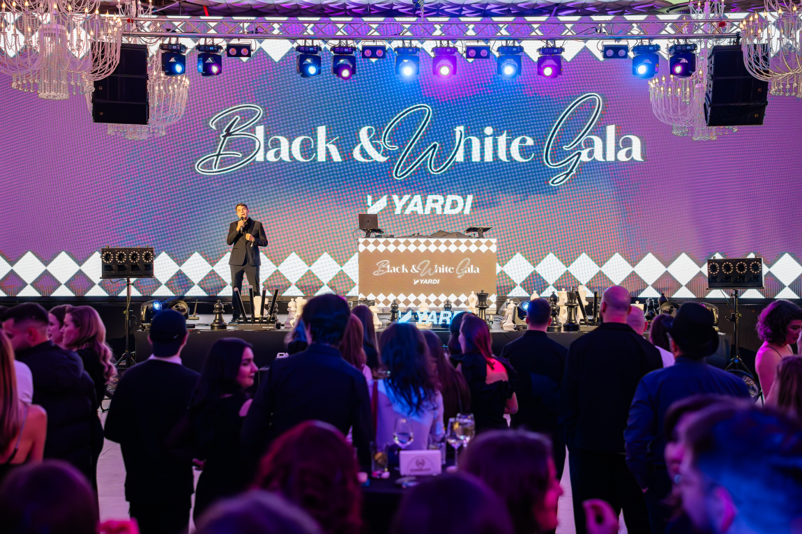 Black & White End-of-Year Party 2024 Yardi Romania