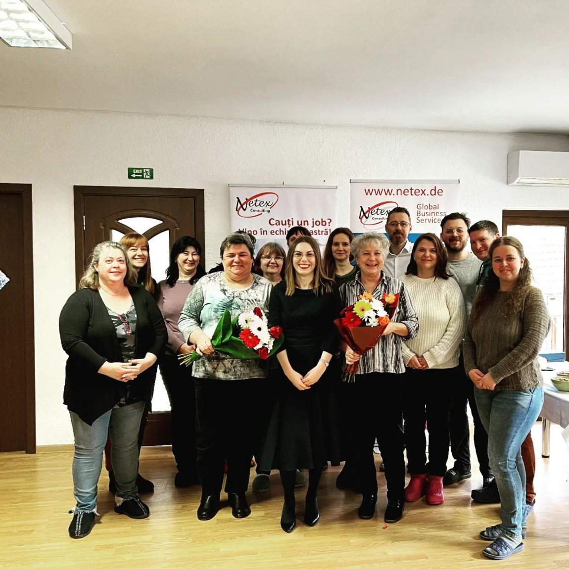 Mariana si Ilse, 10 ani de activitate, 10 ani alaturi de noi.  Netex Romania