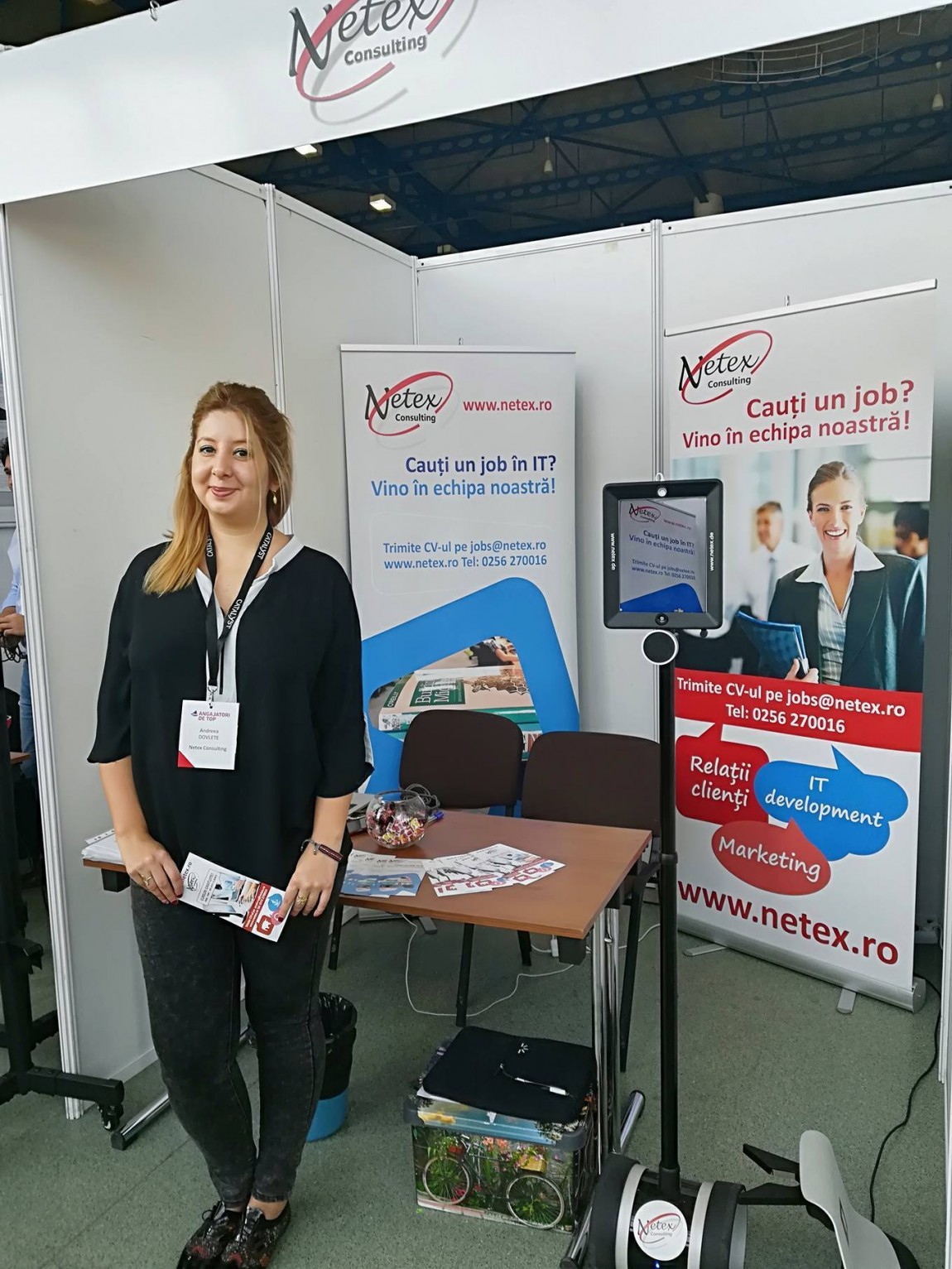 Ea e Andreea, specialistul nostru în HR  Netex Romania