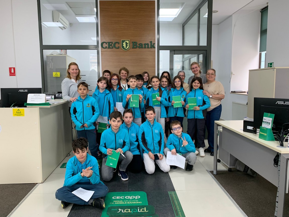 Programul de educatie financiara copii CEC Bank