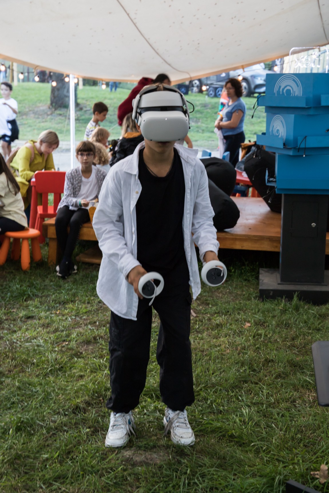 Virtual Reality Goggles la standul Flex Plai 2022 Flex Romania