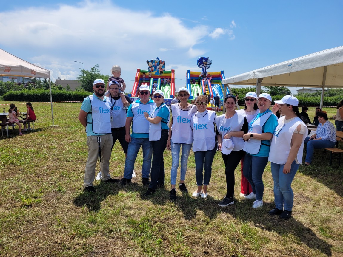 voluntarii Flex, ziua copilului 2023 Flex Romania