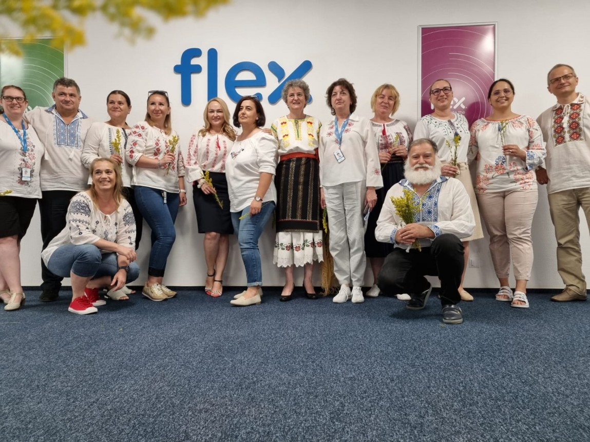 Ziua Iei, atelier de cusut ie Flex Romania