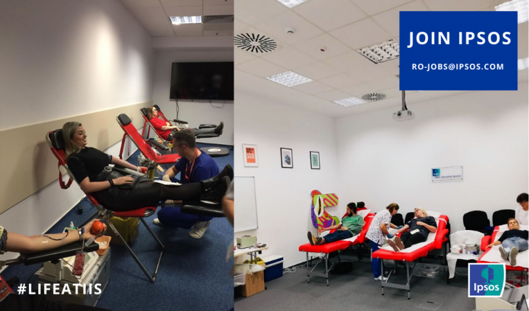 Blood donation in the office (Bucharest & Brasov) Ipsos Interactive Services