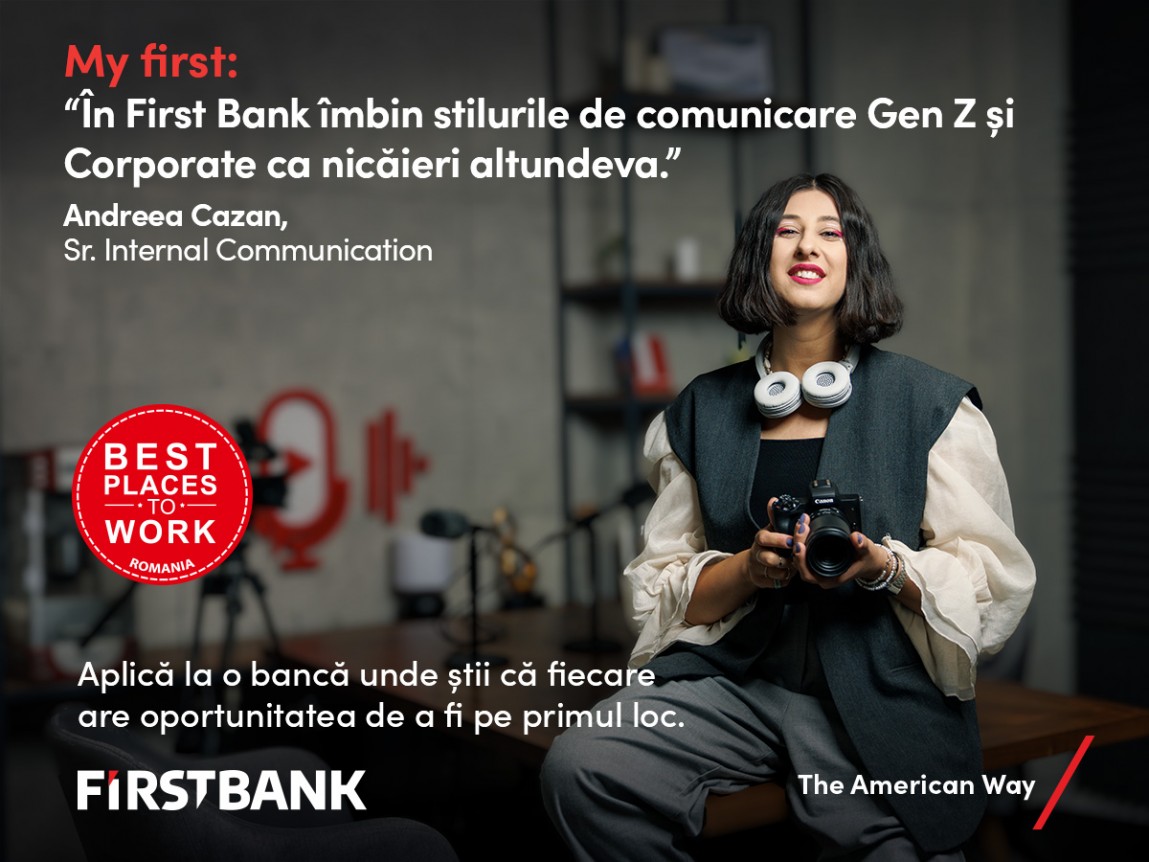 The bank where everyone shines their firsts First Bank
