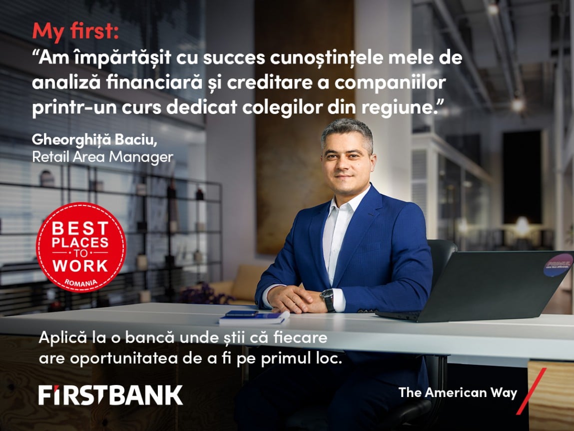 The bank where everyone shines their firsts First Bank