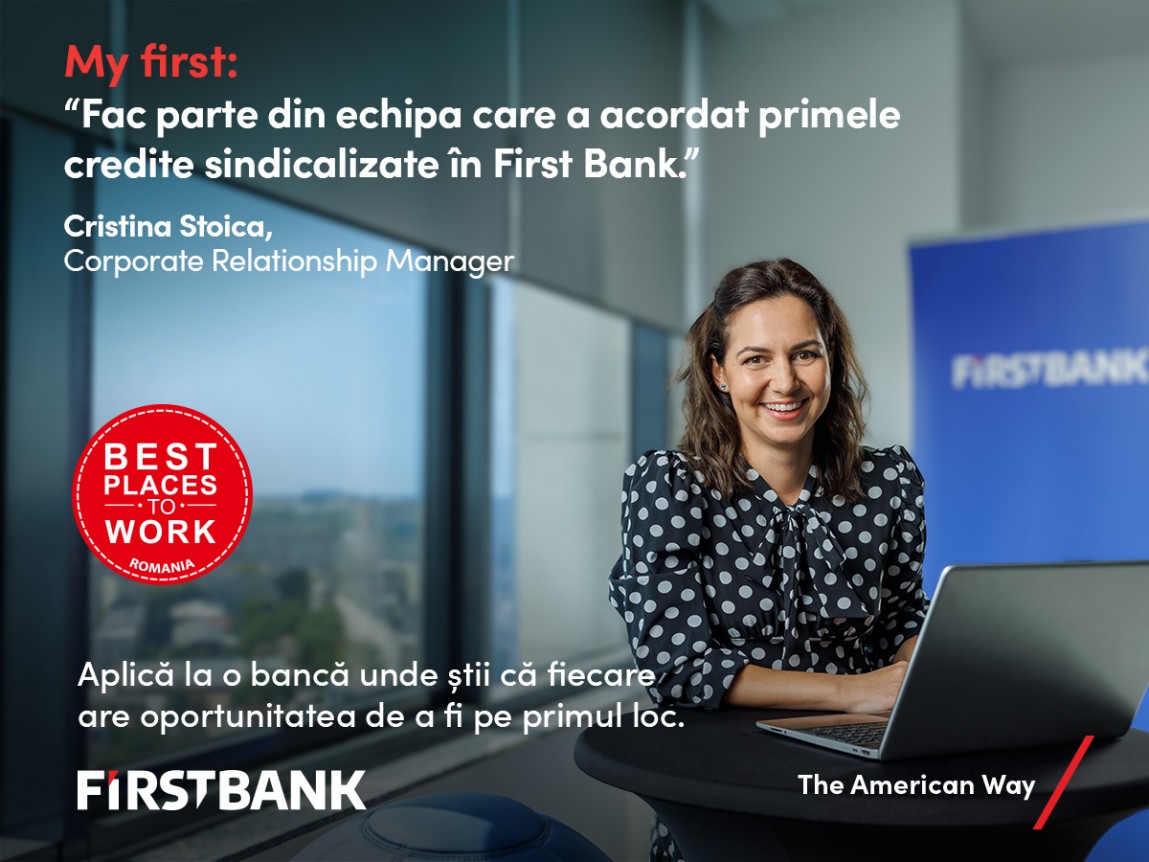The bank where everyone shines their firsts First Bank