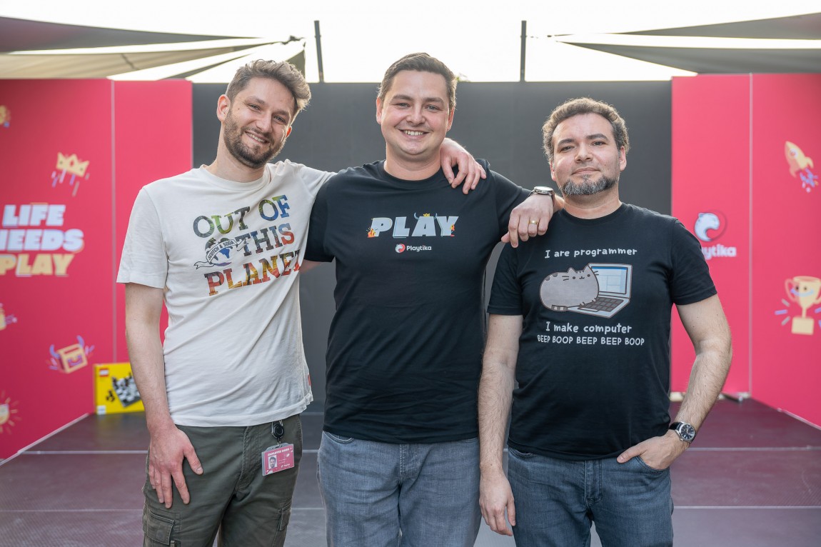 Vlad Cojocaru, Radu Andrei Filip, Mircea Cenghia Playtika Romania