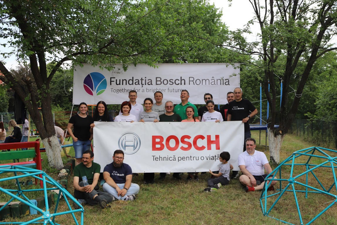 Actiune de CSR SOS satele copiilor Bosch Romania