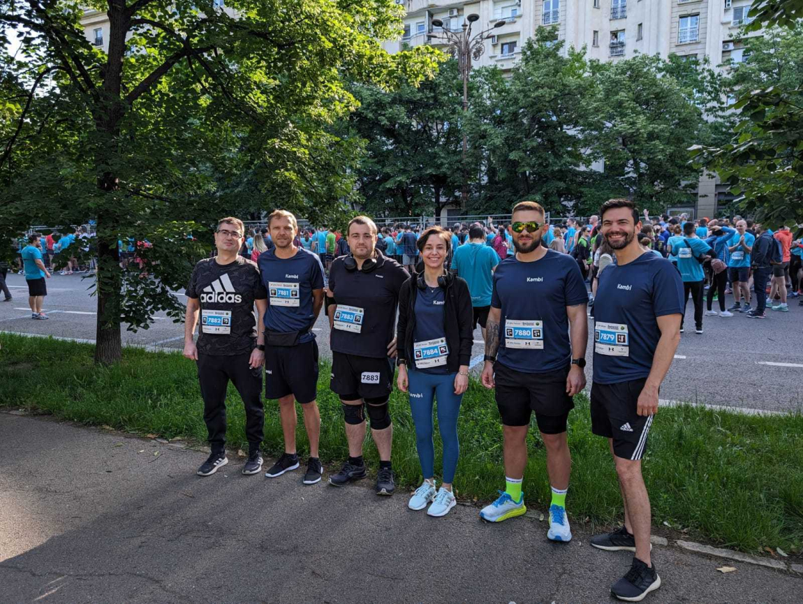 Kambi runners @ Bucharest Half Marathon 2024 Kambi