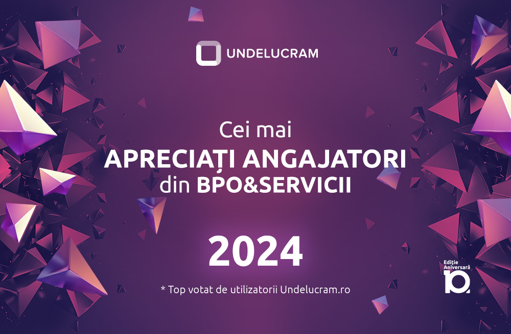 TOP CEI MAI ADMIRAȚI ANGAJATORI 2024 (BPO&SERVICII)
